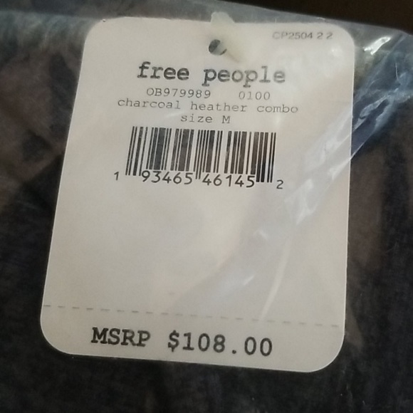 Free People Movement Color Block 2pc Set Black/Grey NWT - Picture 6 of 7